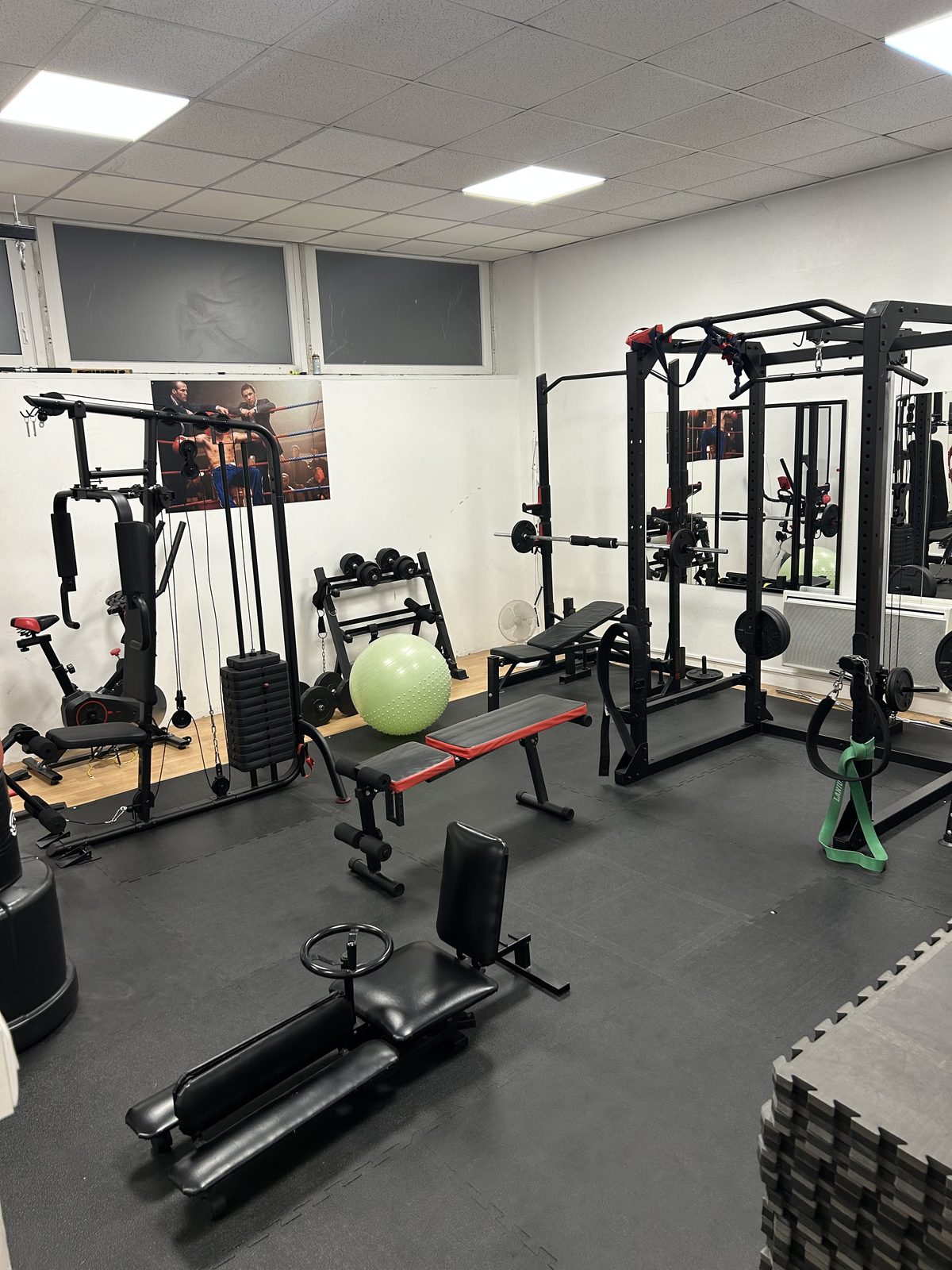 La salle de musculation de Z-Contact, à l'étage